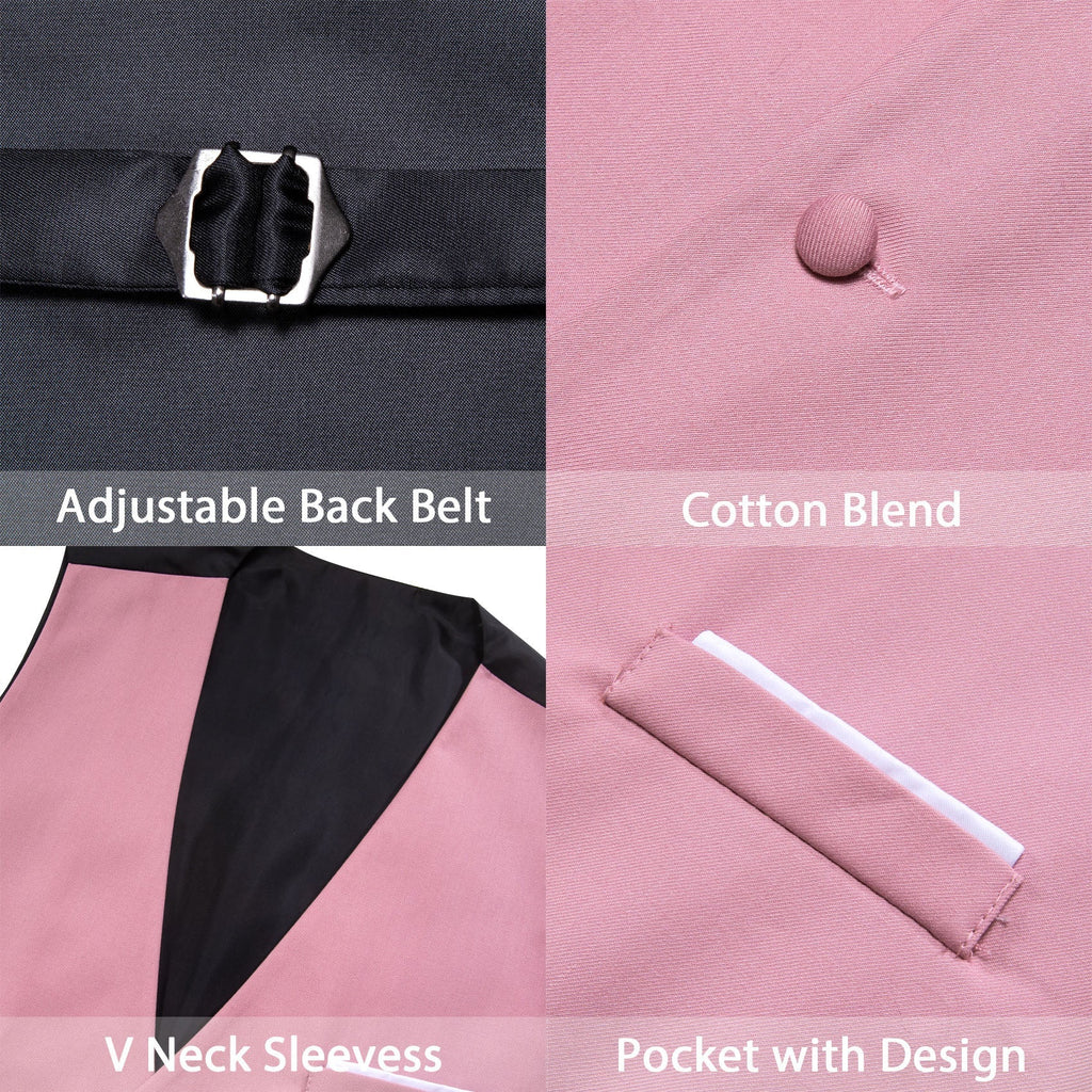 GentCrest Pink Solid Vest - Image 4