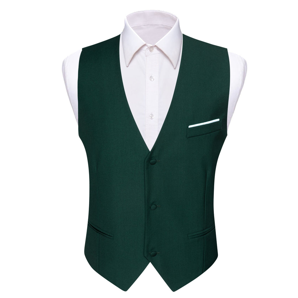 GentCrest Green Solid Vest - Image 1
