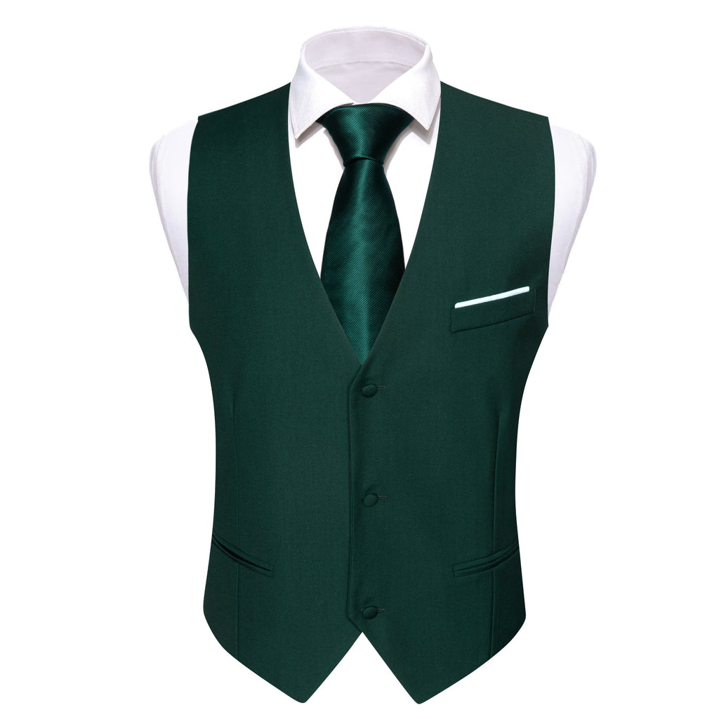 GentCrest Green Solid Vest - Image 3