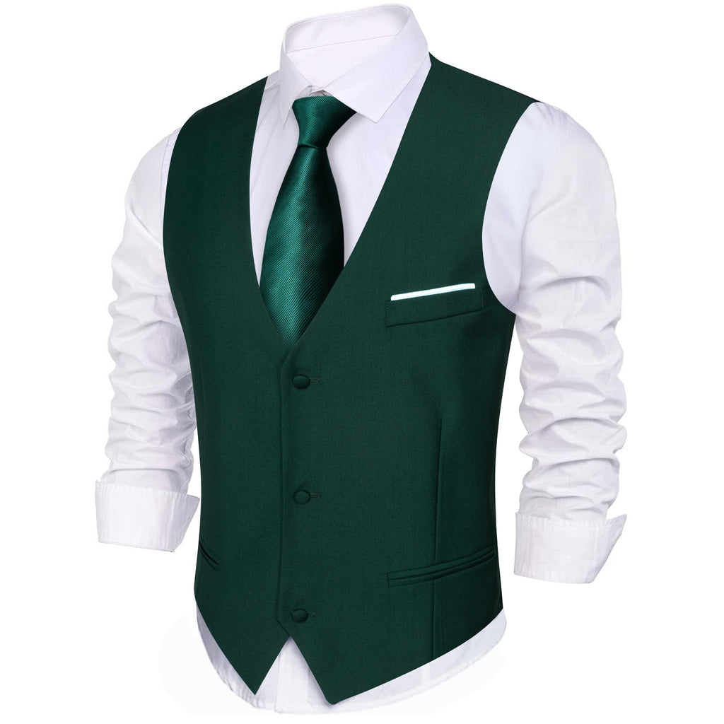 GentCrest Green Solid Vest - Image 4