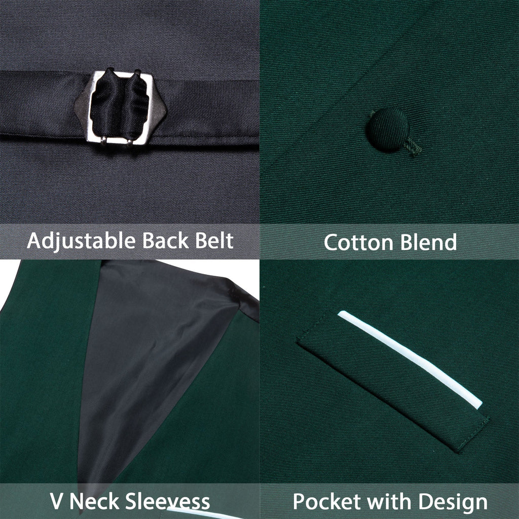 GentCrest Green Solid Vest - Image 6