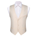 GentCrest White Solid Vest - Image 1