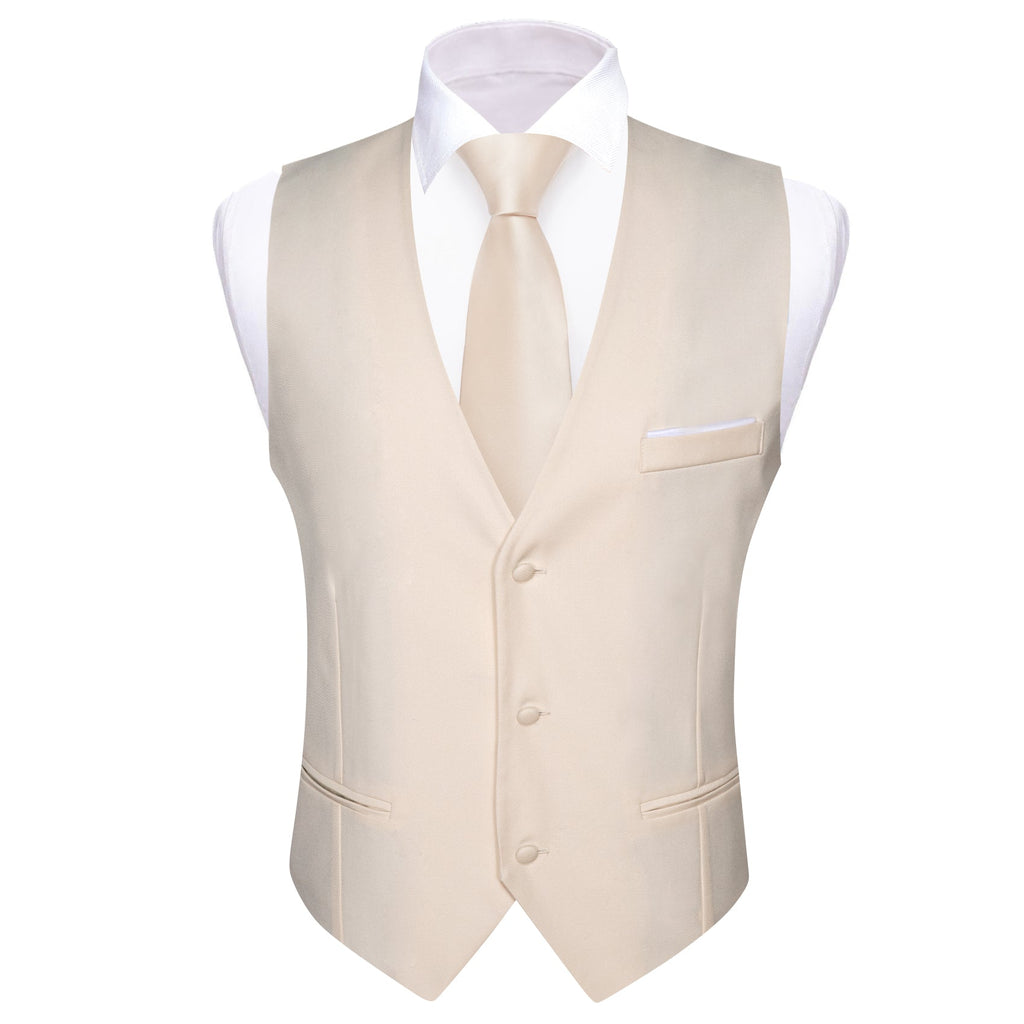 GentCrest White Solid Vest - Image 2