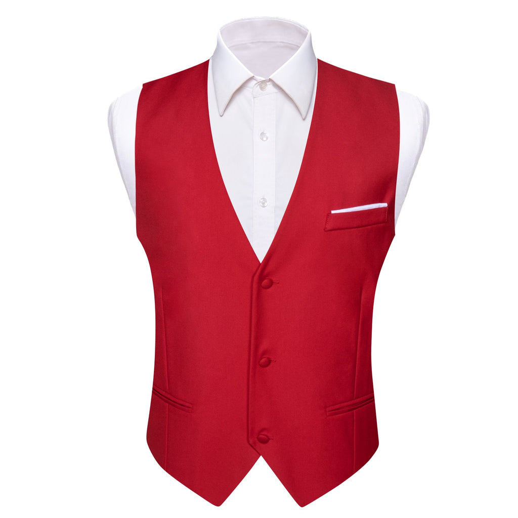 GentCrest Red Solid Vest - Image 1
