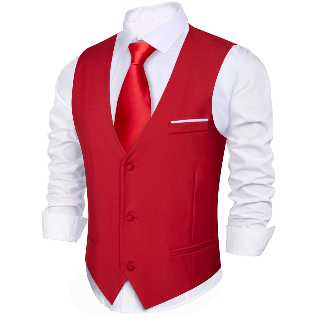 GentCrest Red Solid Vest - Image 4