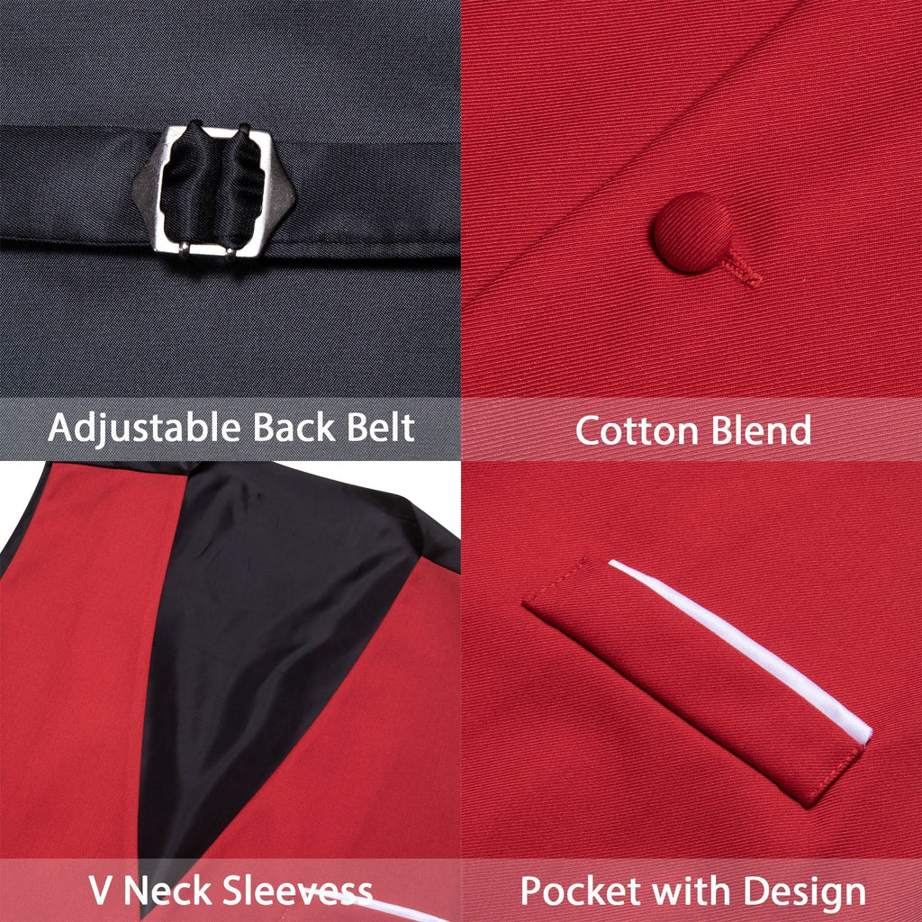 GentCrest Red Solid Vest - Image 6
