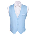 GentCrest Blue Solid Vest - Image 1