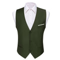 GentCrest Green Solid Vest - Image 1