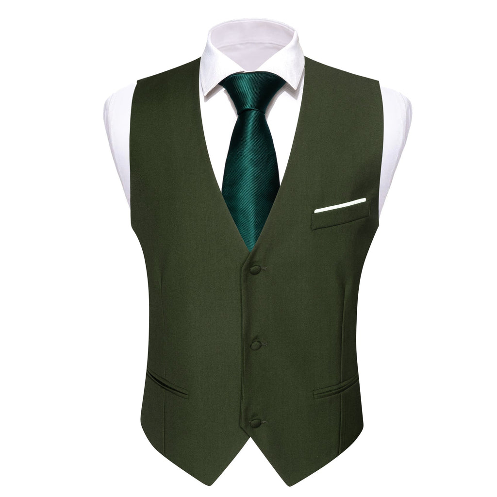 GentCrest Green Solid Vest - Image 4
