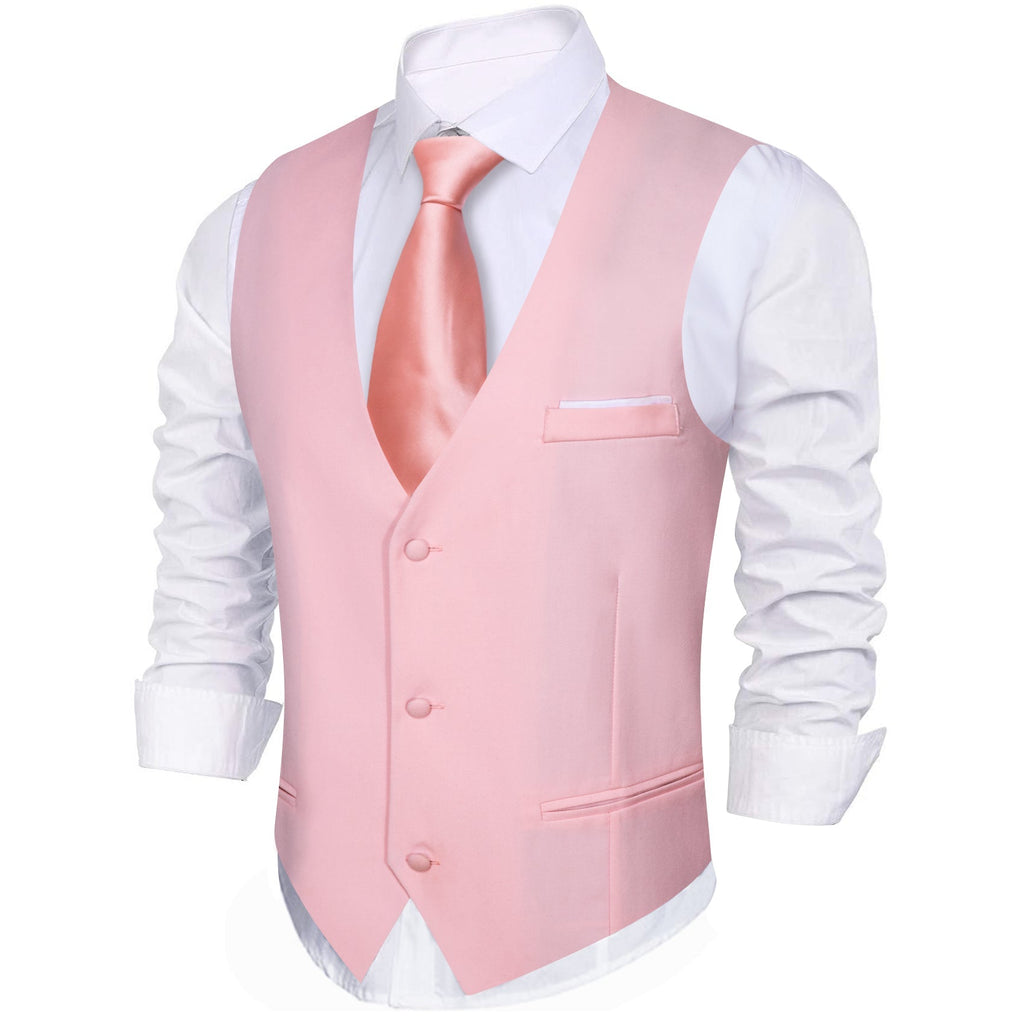GentCrest Pink Solid Vest - Image 3