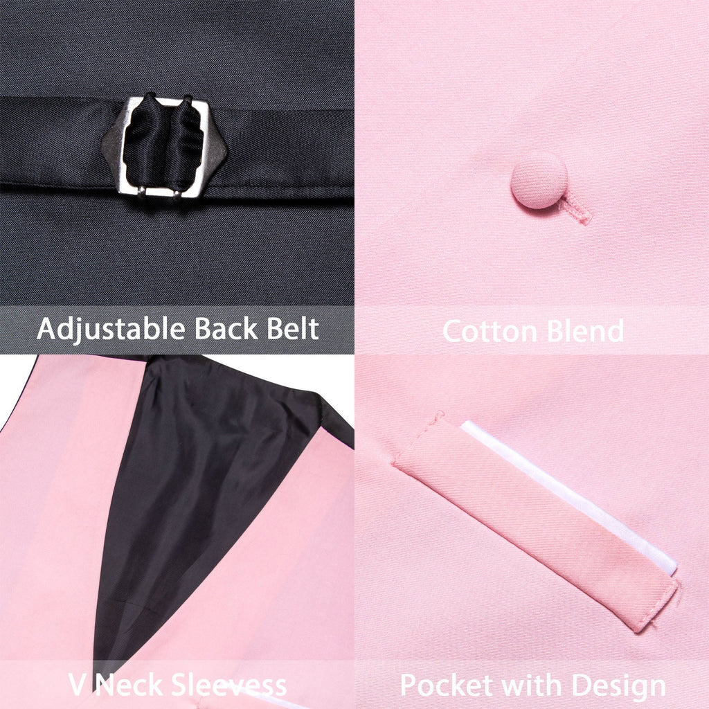 GentCrest Pink Solid Vest - Image 6