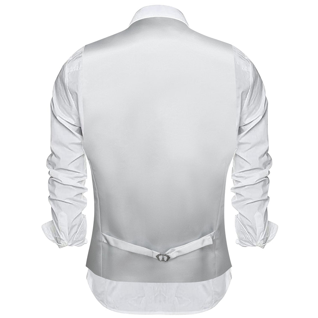 GentCrest Silver Solid Vest - Image 3