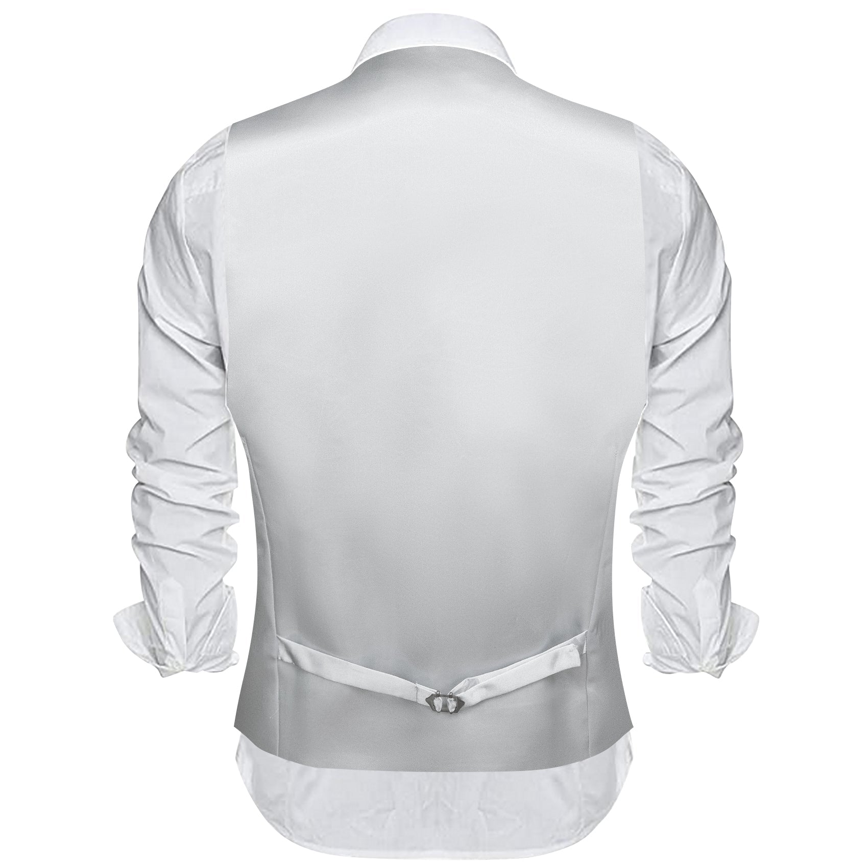 GentCrest Silver Solid Vest - Image 3