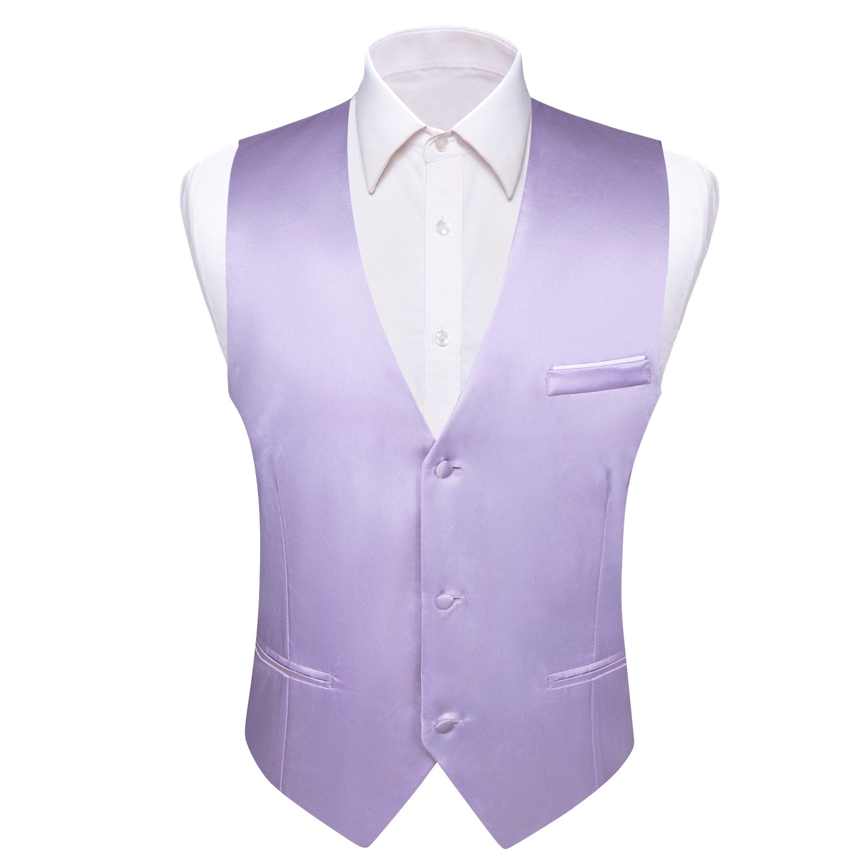 GentCrest Purple Solid Vest - Image 1