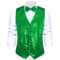 GentCrest Green Sequin Vest Set - Image 1