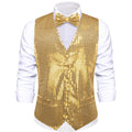 GentCrest Gold Sequin Vest Set - Image 1