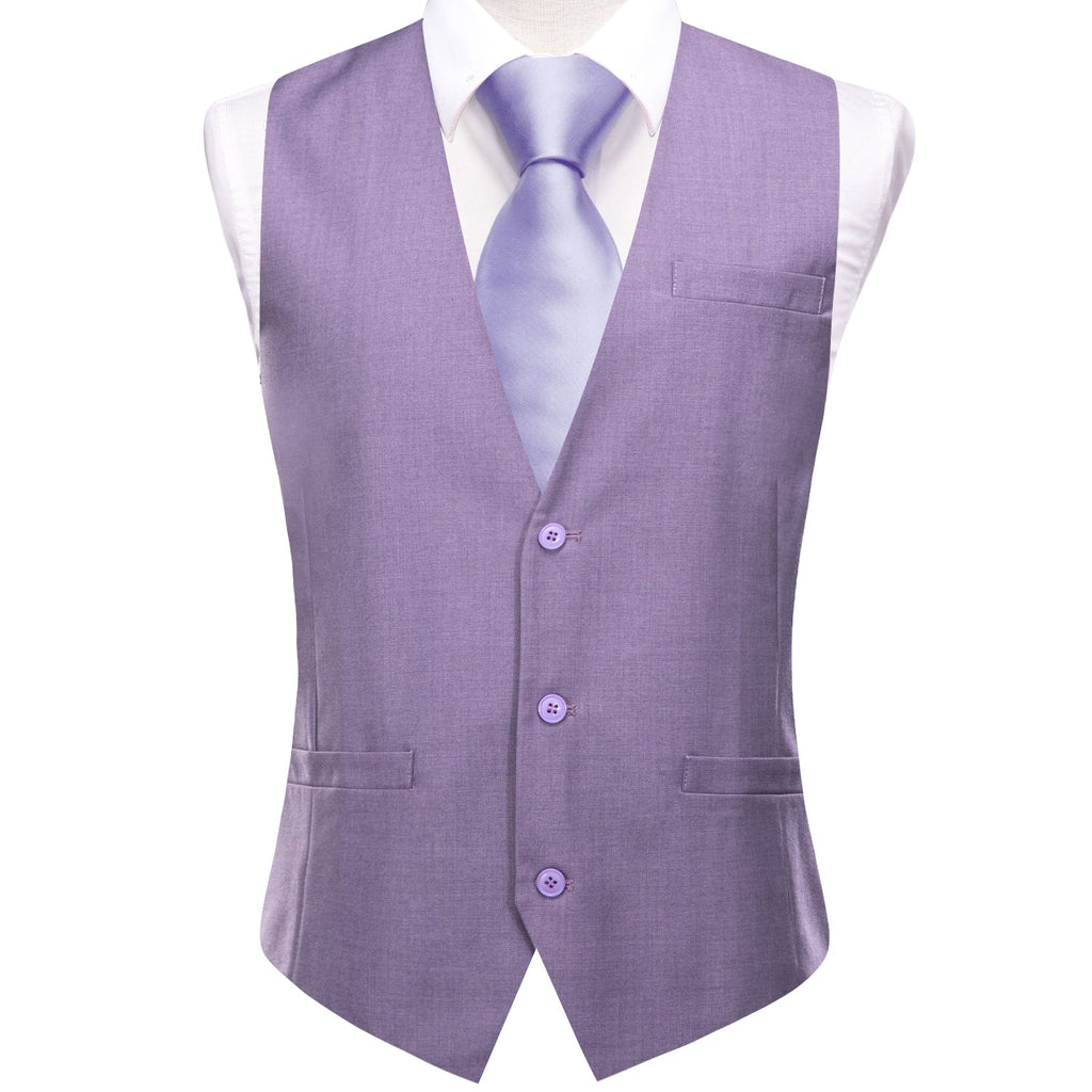 GentCrest Purple Solid Vest - Image 1