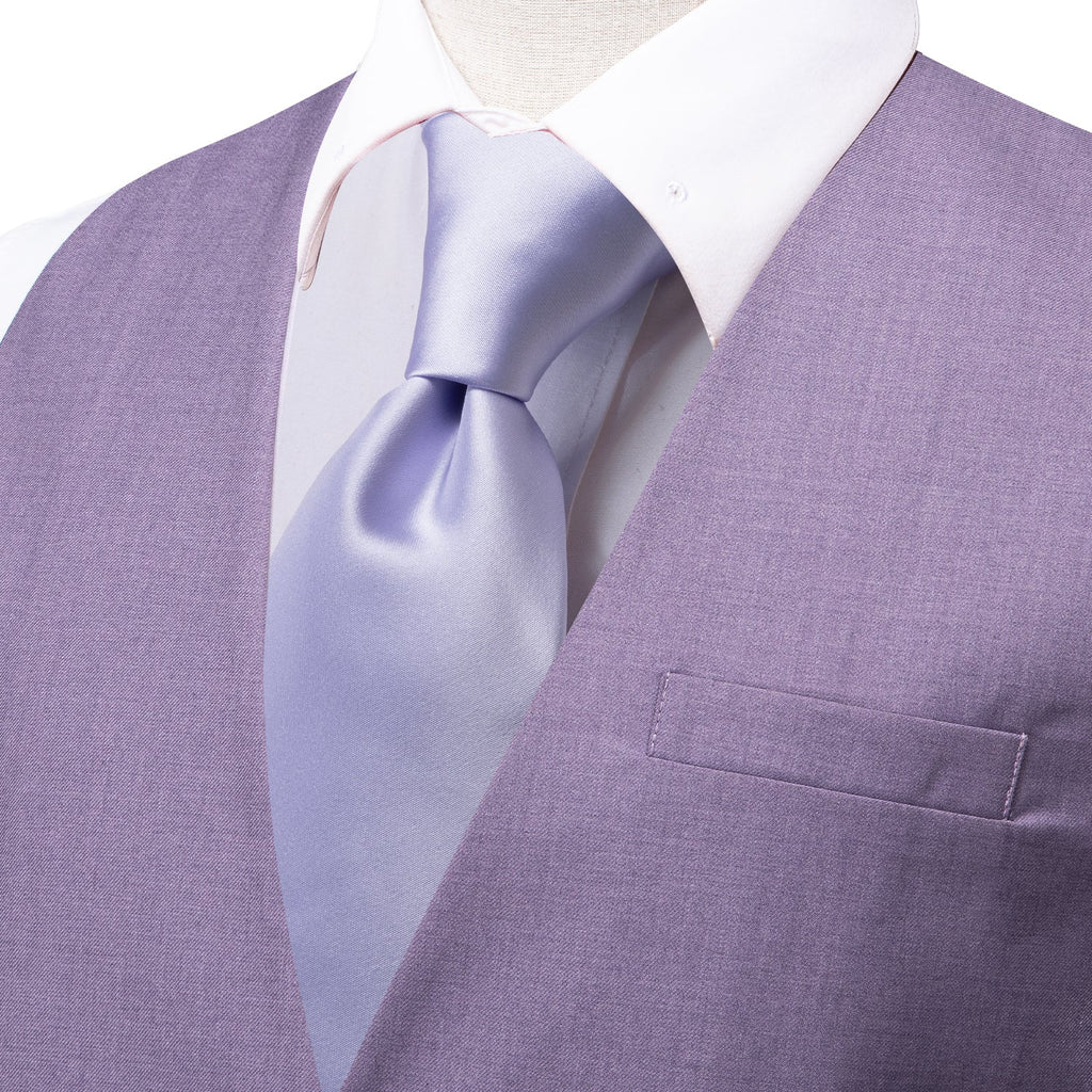 GentCrest Purple Solid Vest - Image 3