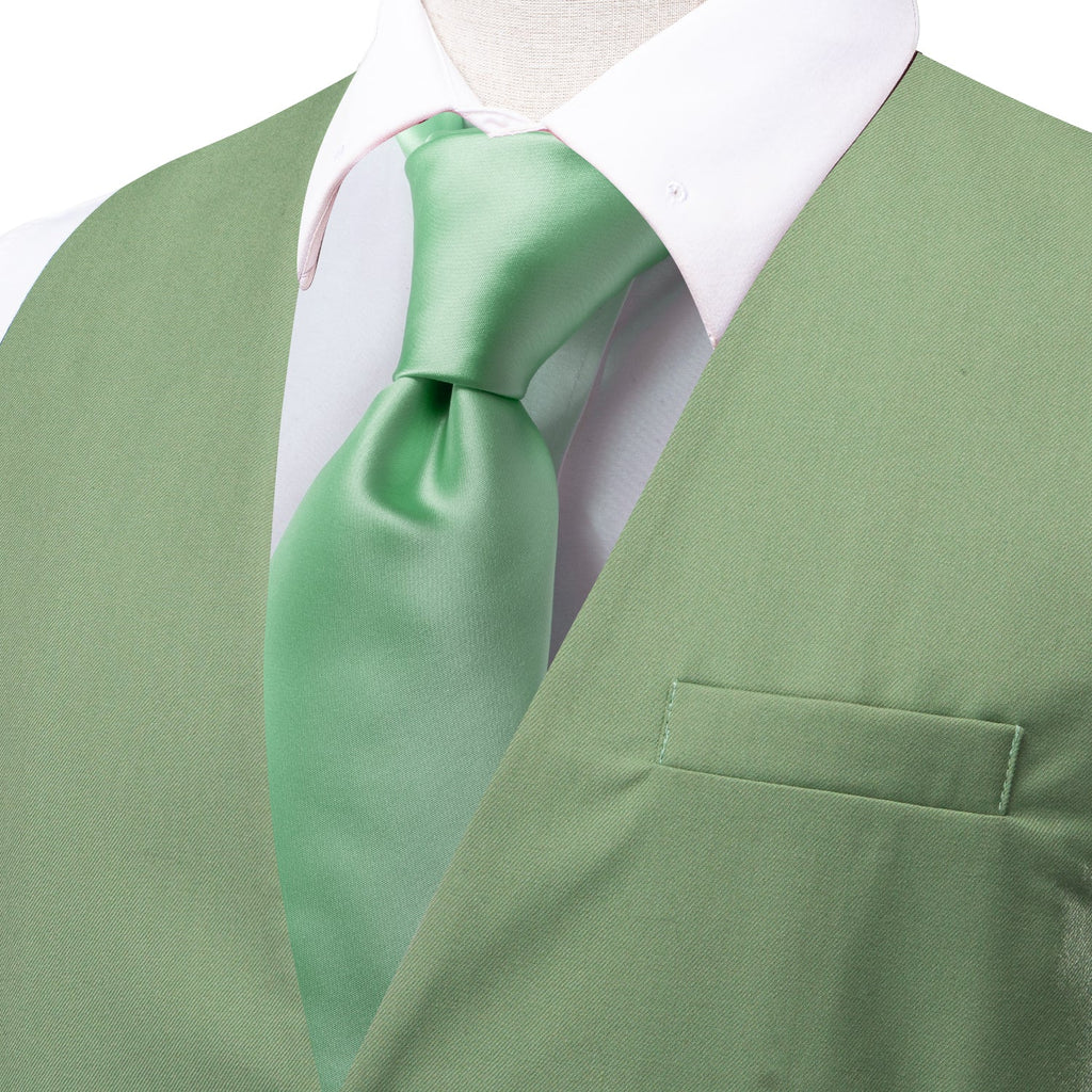 GentCrest Green Solid Vest - Image 3