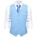 GentCrest Blue Solid Vest - Image 1