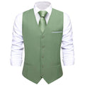GentCrest Green Solid Vest - Image 1