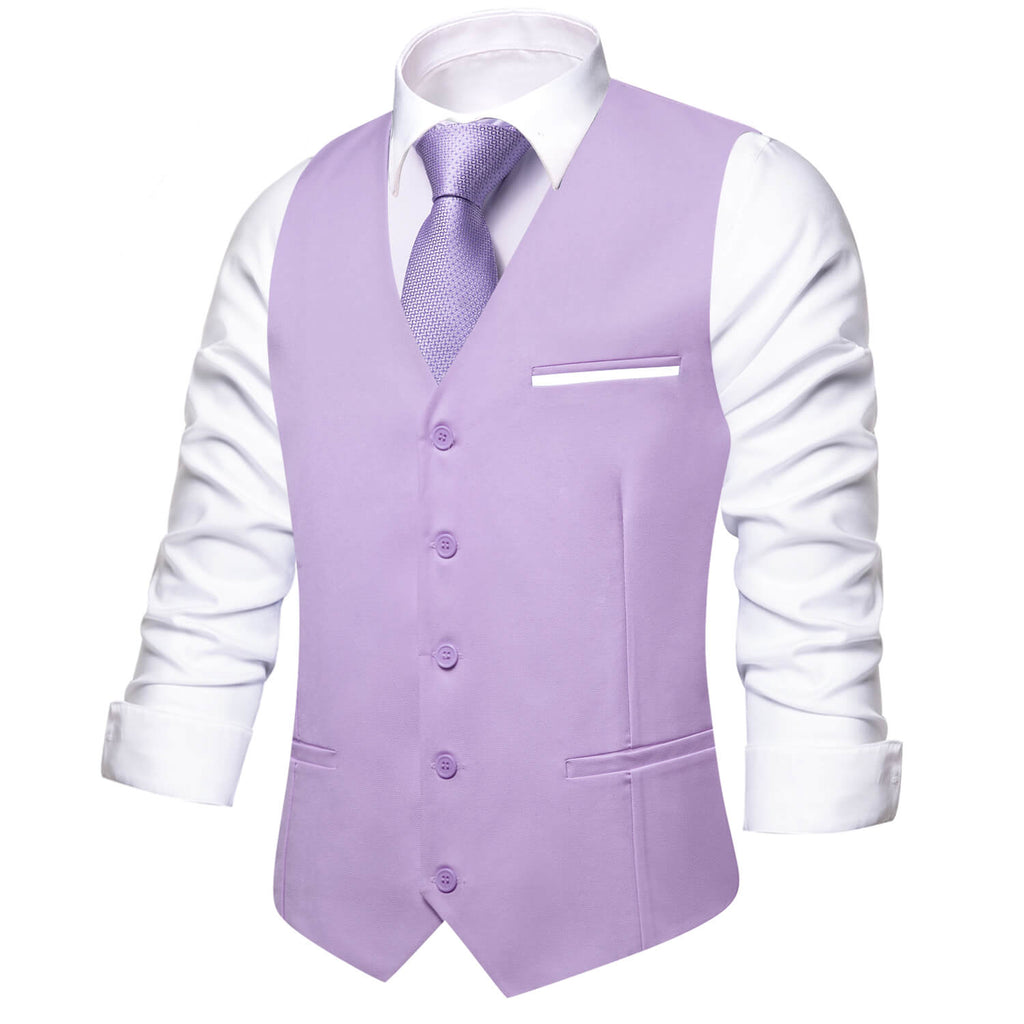 GentCrest Purple Solid Vest - Image 2