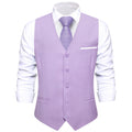 GentCrest Purple Solid Vest - Image 1