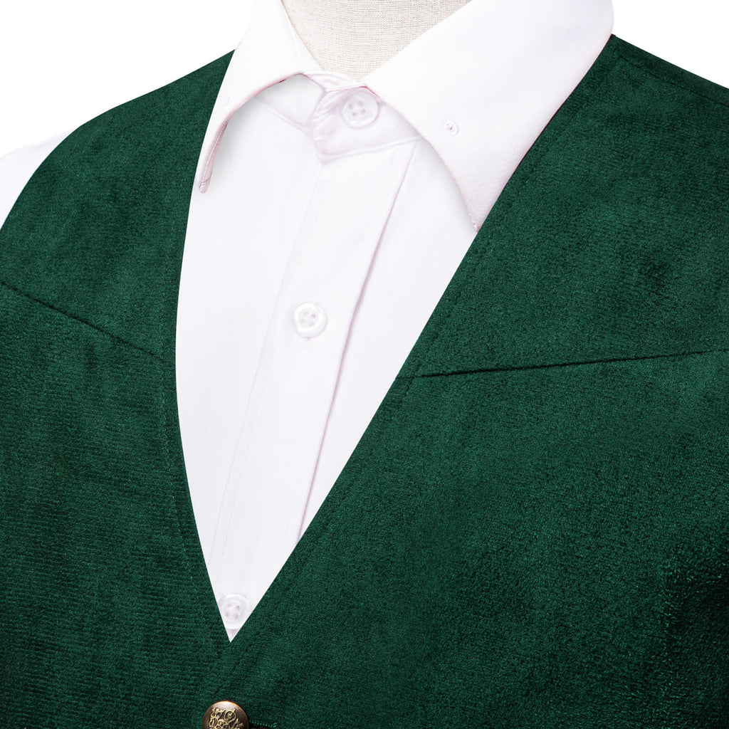 GentCrest Green Solid Vest Set - Image 3