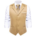 GentCrest Brown Solid Vest Set - Image 1