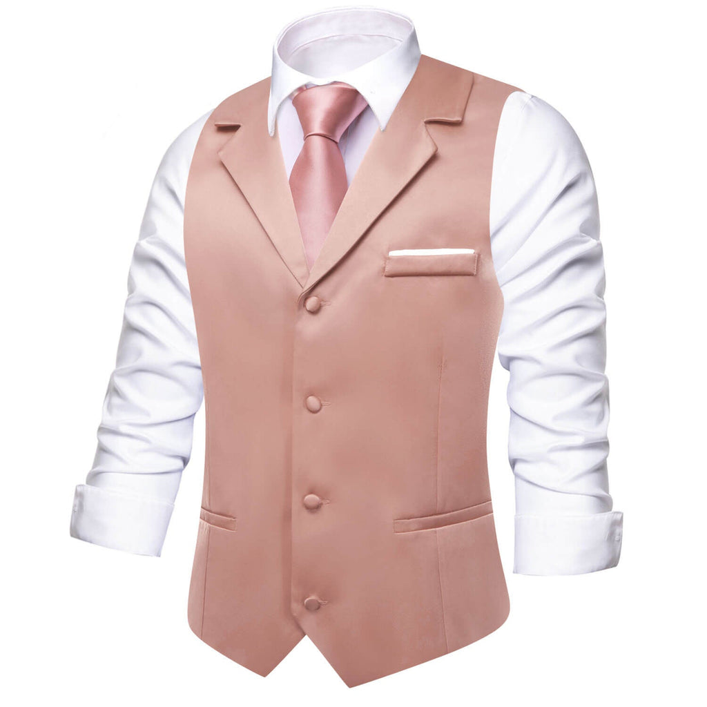 GentCrest Pink Solid Vest Set - Image 2