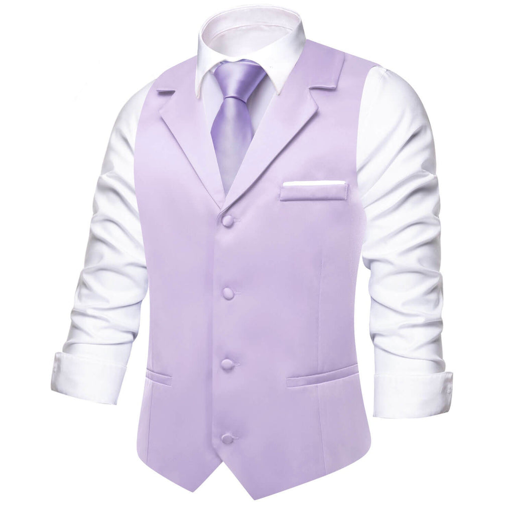 GentCrest Purple Solid Vest Set - Image 2
