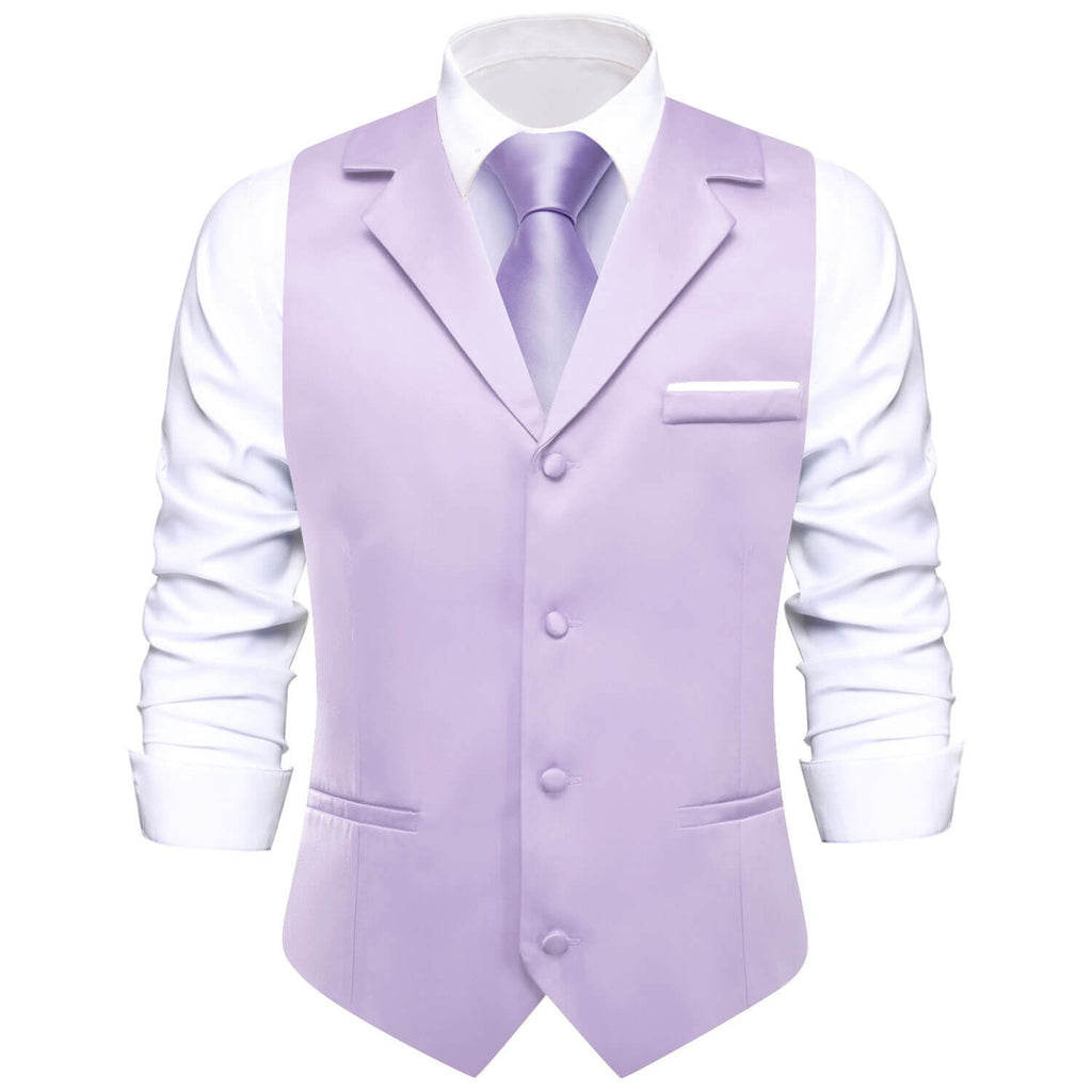 GentCrest Purple Solid Vest Set - Image 1