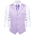 GentCrest Purple Solid Vest Set - Image 1