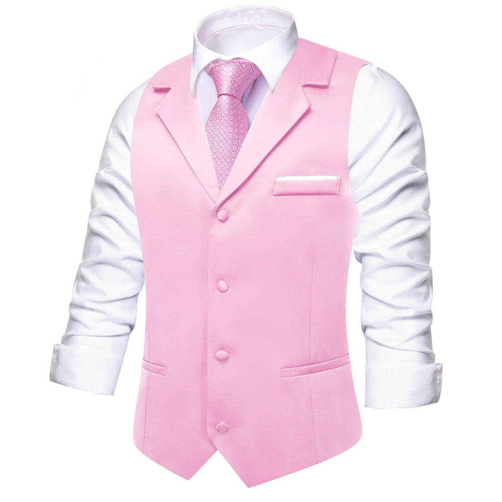 GentCrest Pink Solid Vest Set - Image 2