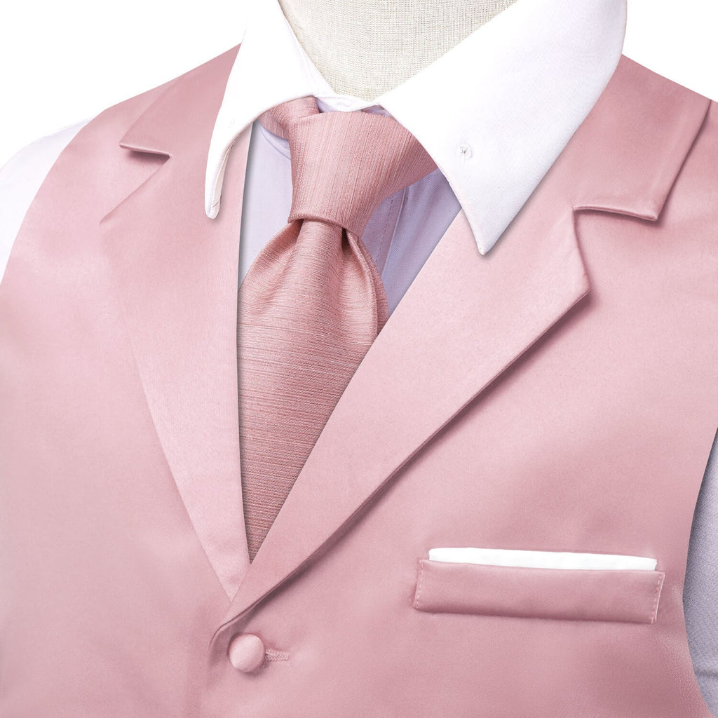 GentCrest Pink Solid Vest Set - Image 3
