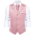 GentCrest Pink Solid Vest Set - Image 1