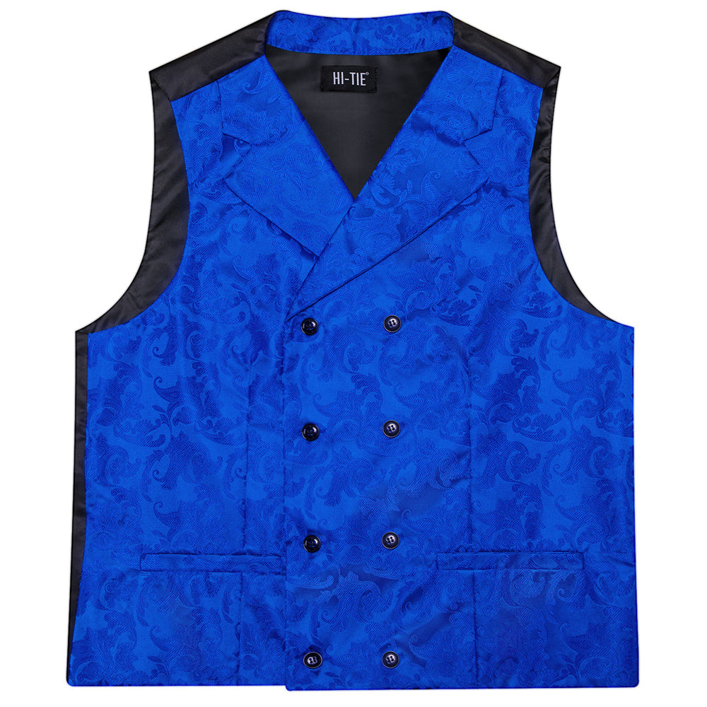 GentCrest Blue Paisley Vest Set - Image 6