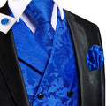 GentCrest Blue Paisley Vest Set - Image 1