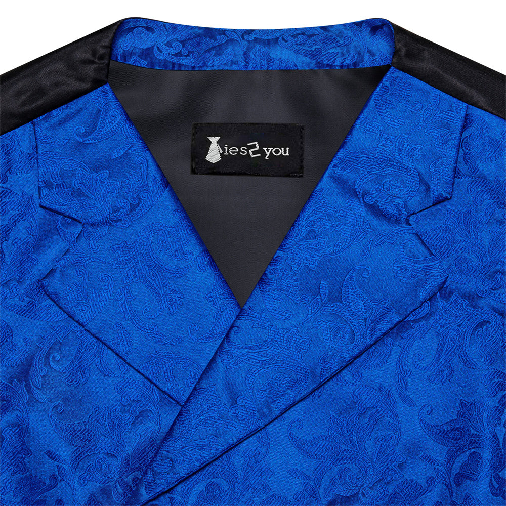 GentCrest Blue Paisley Vest Set - Image 7
