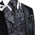 GentCrest Black Paisley Vest Set - Image 1
