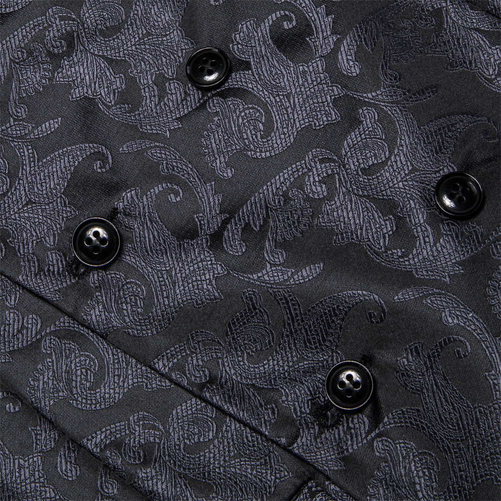 GentCrest Black Paisley Vest Set - Image 5