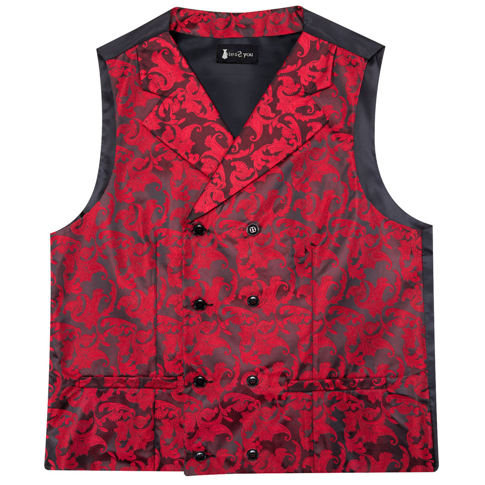 GentCrest Black Paisley Vest Set - Image 6