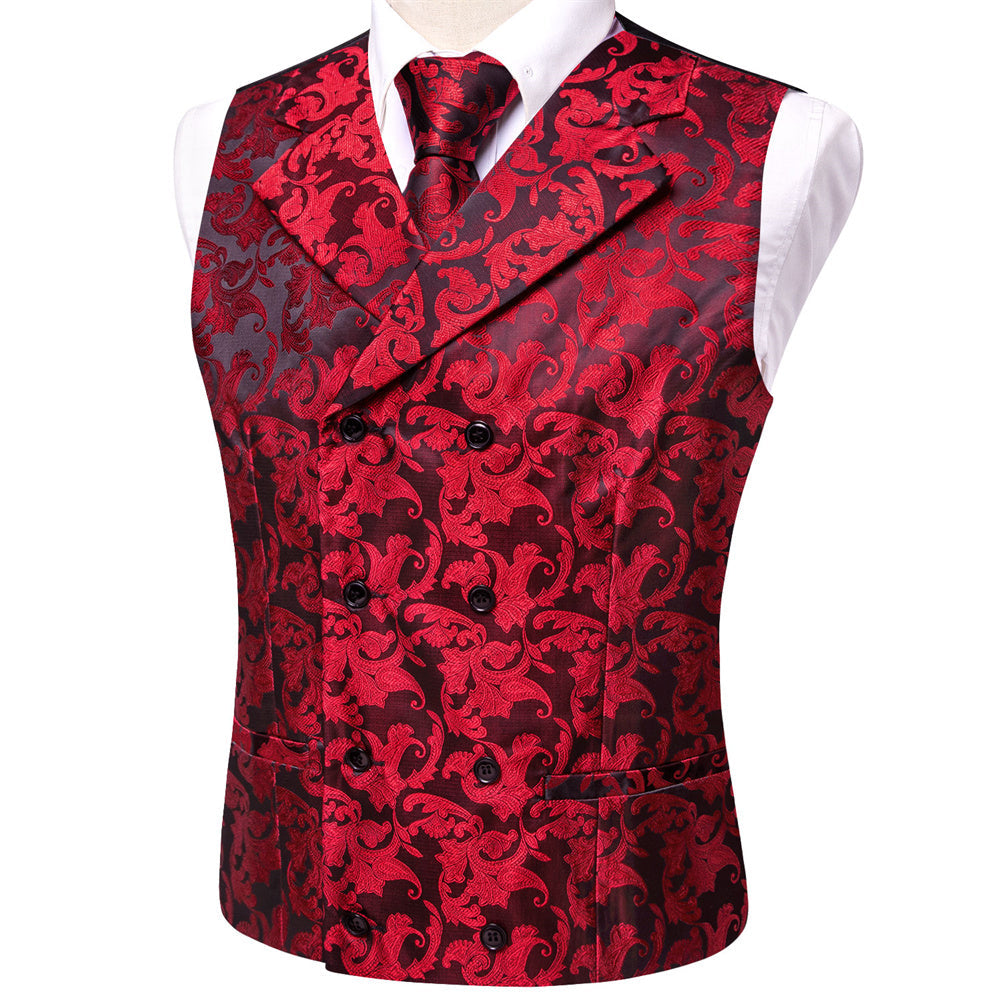 GentCrest Black Paisley Vest Set - Image 4