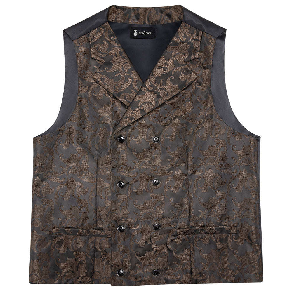 GentCrest Black Paisley Vest Set - Image 4
