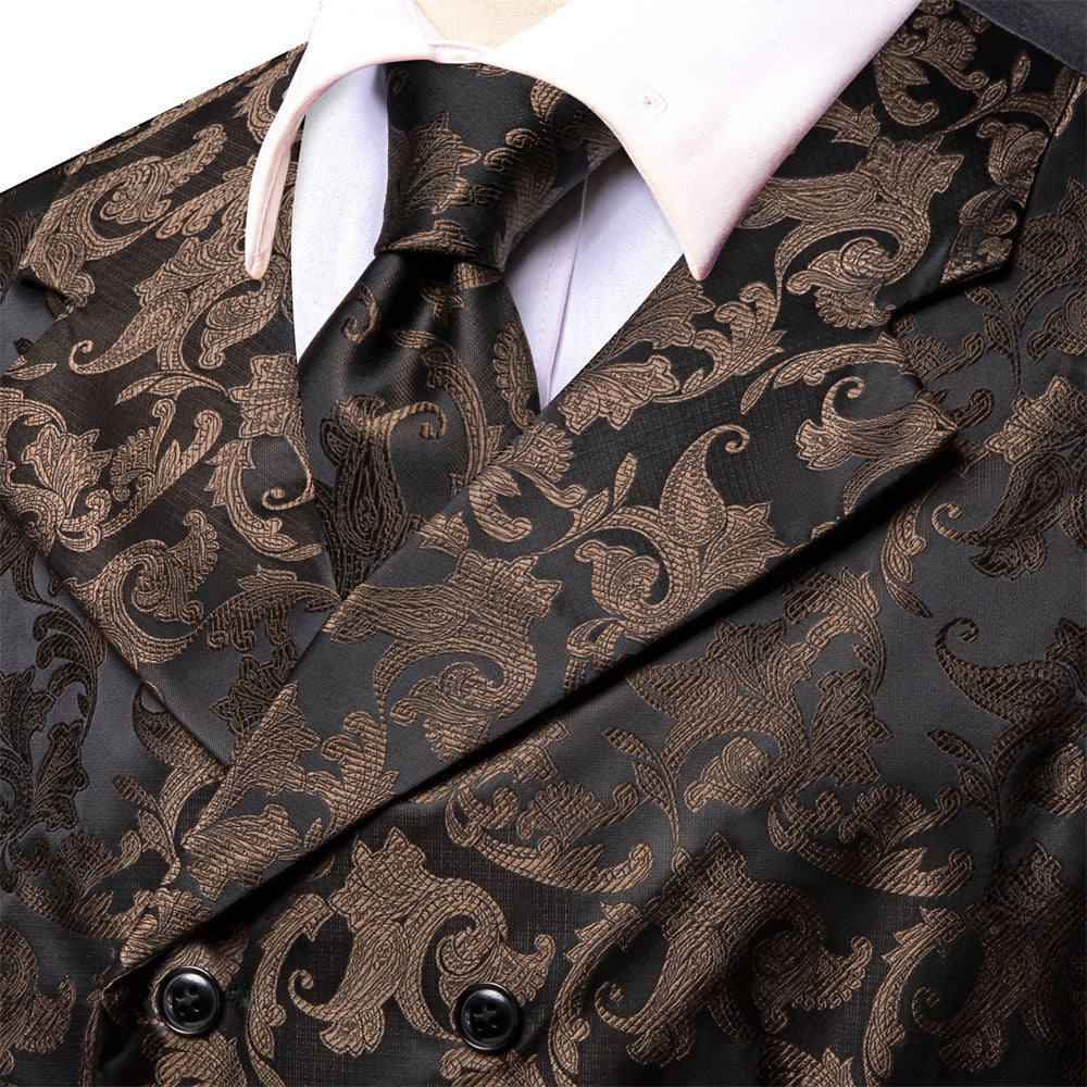 GentCrest Black Paisley Vest Set - Image 5