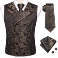 GentCrest Black Paisley Vest Set - Image 1