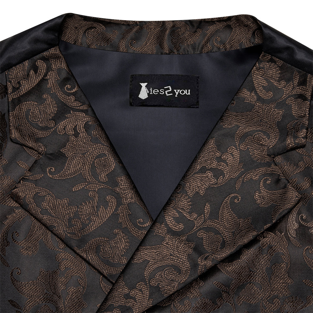 GentCrest Black Paisley Vest Set - Image 7