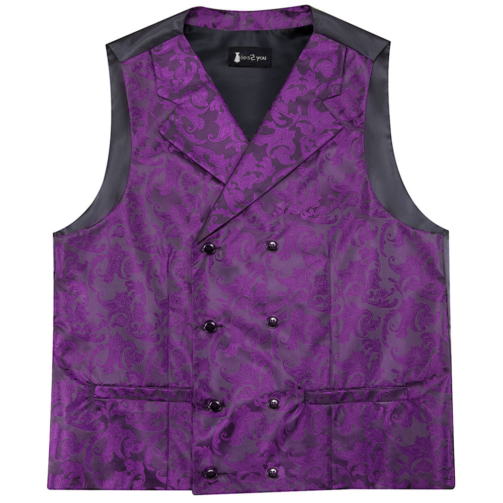 GentCrest Black Paisley Vest Set - Image 5