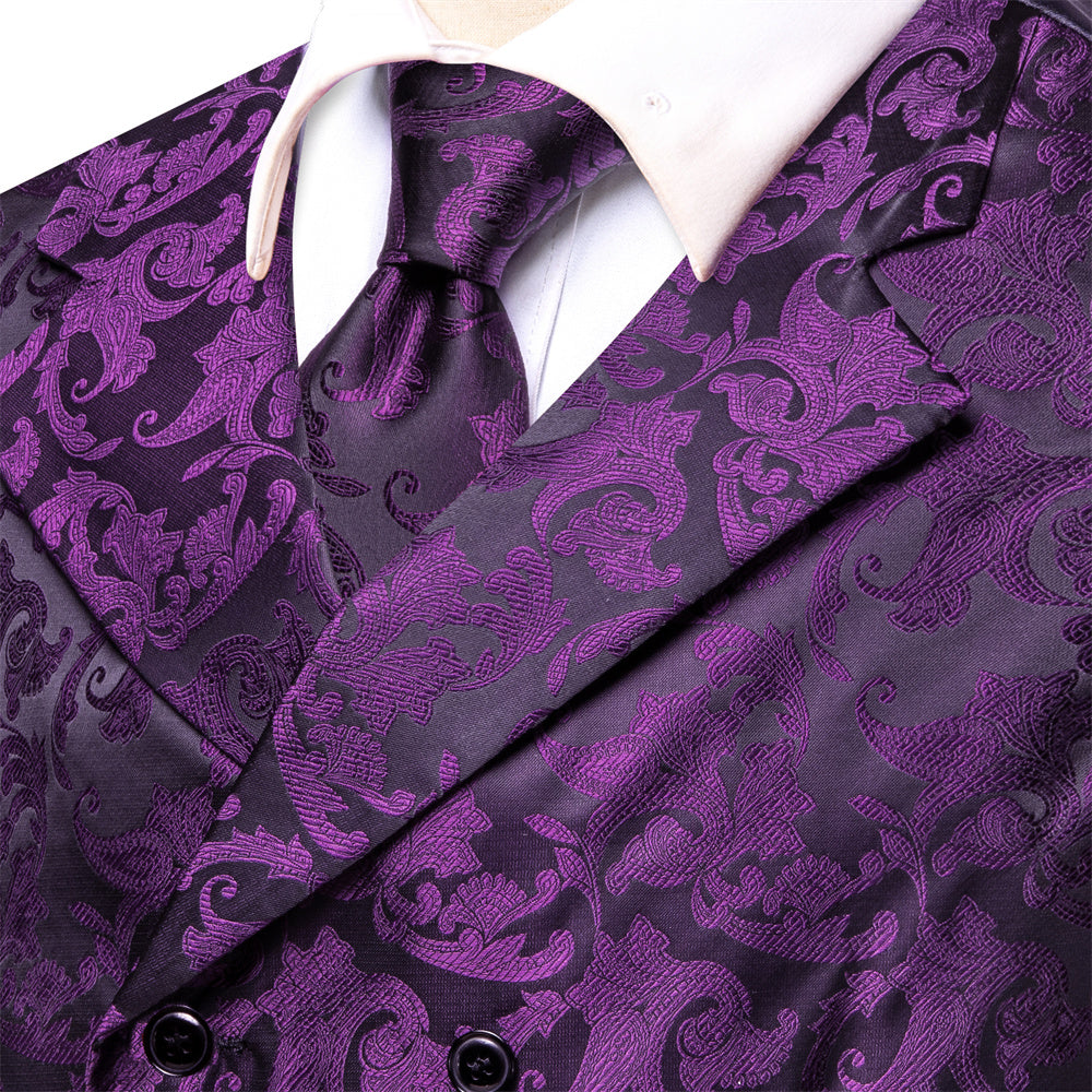GentCrest Black Paisley Vest Set - Image 7