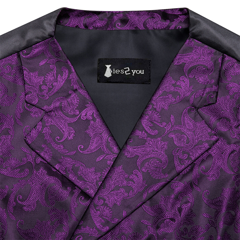 GentCrest Black Paisley Vest Set - Image 8